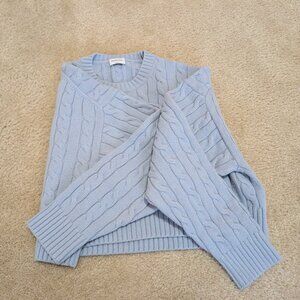 Sunday Best PEGGY CROPPED SWEATER in Foil Grey